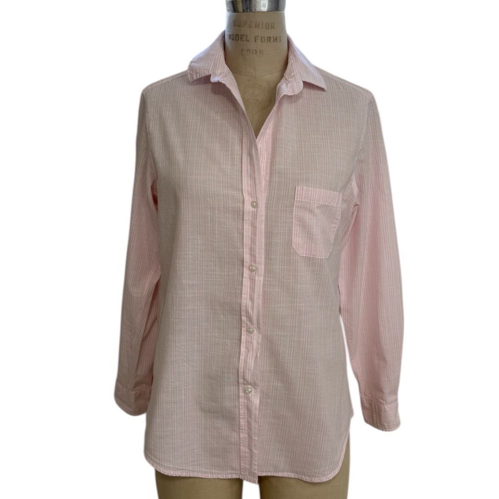 Grayson The Hero Pink Plaid Shirt Size S (2) Long Sleeve Button Front Pocket